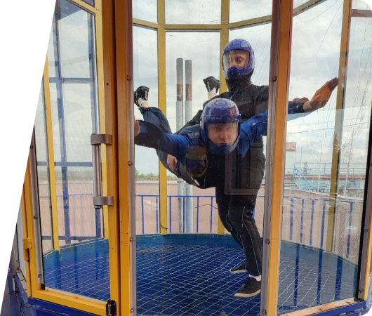 Image: Полёт в аэротрубе для двоих!
